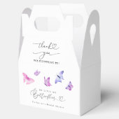 バタフライガーデンブライダルシャワー フェイバーボックス (オープン)