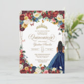 バタフライガーデンブルガンディーブルーフローラキンセアニェラ 招待状 (スタンド正面)