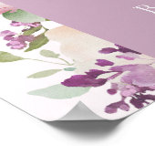 バタフライガーデンベビーシャワーへようこそ ポスター (角)