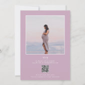 バタフライガーデンベビーシャワー 招待状 (裏面)