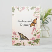 バタフライガーデンリハーサルディナー 招待状 (スタンド正面)