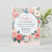 バタフライガーデン春フローラマザーズデイブランチ 招待状 (スタンド正面)