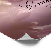 バタフライガーデン記念歓迎看板ポスター ポスター (角)