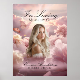 バタフライガーデン記念歓迎看板ポスター ポスター