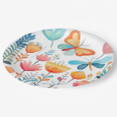 バタフライガーデン1 ペーパープレート (アングル)