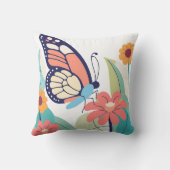 バタフライガーデン クッション (裏面)