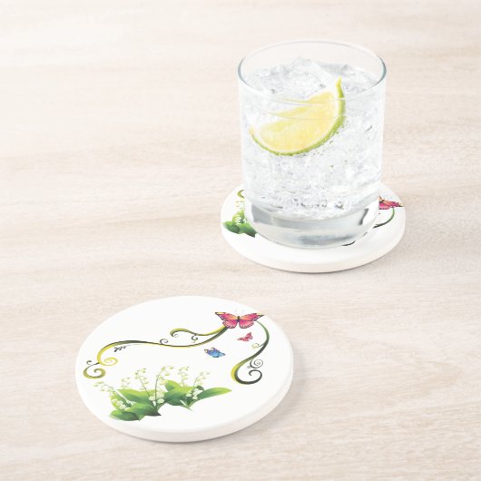 バタフライガーデン コースター (側面)