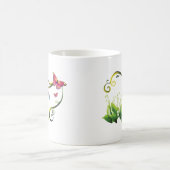 バタフライガーデン コーヒーマグカップ (中央)