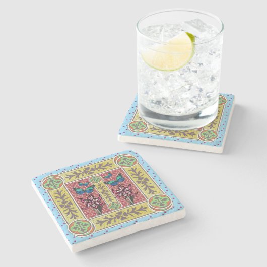 バタフライガーデン ストーンコースター (横)