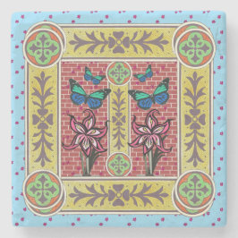 バタフライガーデン ストーンコースター