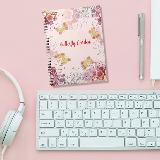 バタフライガーデン ノートブック