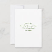 バタフライガーデン 招待状 (裏面)