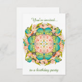 バタフライガーデン 招待状 (正面/裏面)