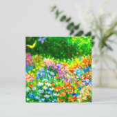 バタフライガーデン – 5.25 x 5.25折り畳みカード (スタンド正面)