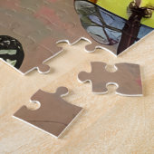 バタフライガーデンAI生成 ジグソーパズル (側面)