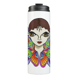 バタフライガールウィメンズタンクトップ タンブラー