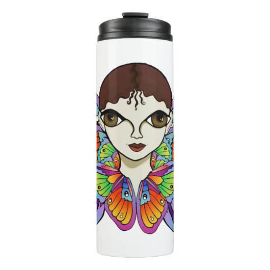 バタフライガールウィメンズタンクトップ タンブラー (正面)