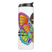 バタフライガールウィメンズタンクトップ タンブラー (回転左)