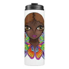 バタフライガールウィメンズタンクトップ タンブラー