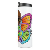 バタフライガールウィメンズタンクトップ タンブラー (回転右)