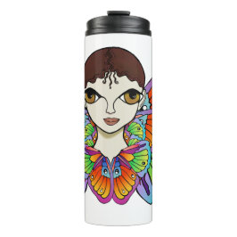 バタフライガールウィメンズタンクトップ タンブラー