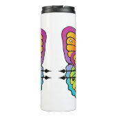 バタフライガールウィメンズタンクトップ タンブラー (裏面)