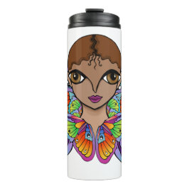 バタフライガールウィメンズタンクトップ タンブラー