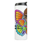 バタフライガールウィメンズタンクトップ タンブラー (回転左)