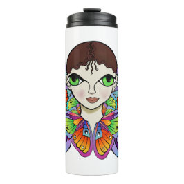 バタフライガールウィメンズタンクトップ タンブラー