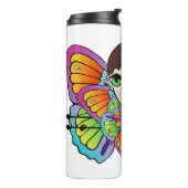 バタフライガールウィメンズタンクトップ タンブラー (回転左)