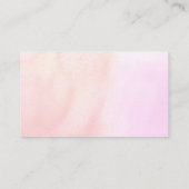 バタフライガールベビーシャワーフローラおむつラッフル エンクロージャーカード (裏面)