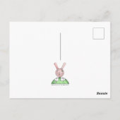 バタフライガールポストカード ポストカード (裏面)