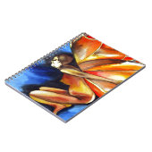 バタフライガール超リアルオリジナルファンタジーアート ノートブック (左側)