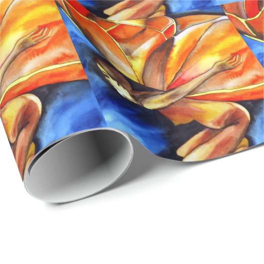 バタフライガール超リアルオリジナルファンタジーアート ラッピングペーパー (ロールコーナー)