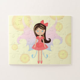 バタフライガール ジグソーパズル