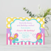 バタフライキスとバースデーウィッシュパーティー 招待状 (スタンド正面)