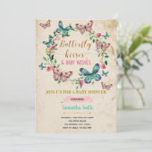 バタフライキスと誕生日祝いの招待状 招待状 (スタンド正面)