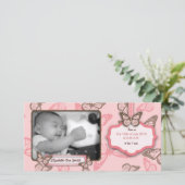 バタフライキスの写真カード 案内状 (スタンド正面)