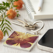 バタフライキスアクリルキーチェーン キーホルダー (正面右)