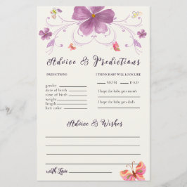 バタフライキスウィッシュアドバイス&予測カード