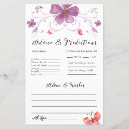 バタフライキスウィッシュアドバイス&予測カード