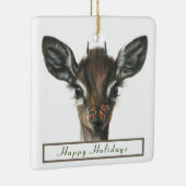 バタフライキスオーナメント セラミックオーナメント (右)