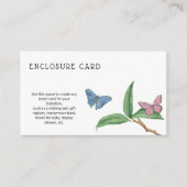 バタフライキスカスタム文字 エンクロージャーカード (正面)