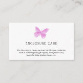 バタフライキスカスタム文字 エンクロージャーカード (正面)