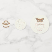 バタフライキスガールベビーシャワー コンフェッティ (裏面)