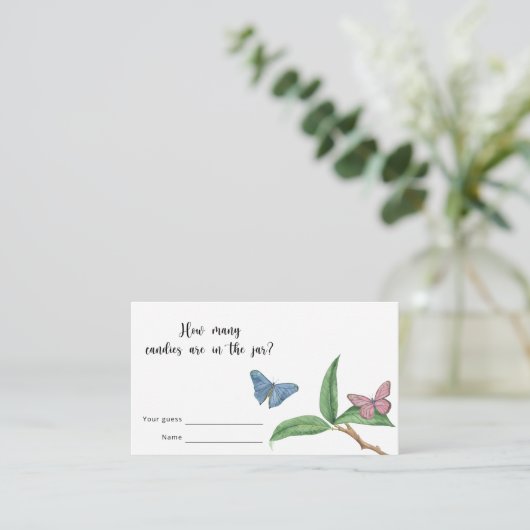 バタフライキスキャンディーの数 エンクロージャーカード (スタンド正面)