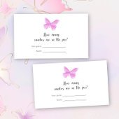 バタフライキスキャンディーの数 エンクロージャーカード