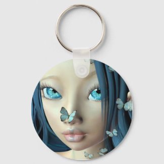 バタフライキスキーチェーン キーホルダー