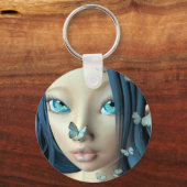 バタフライキスキーチェーン キーホルダー (正面)