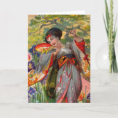 バタフライキスグリーティングカード カード (正面)